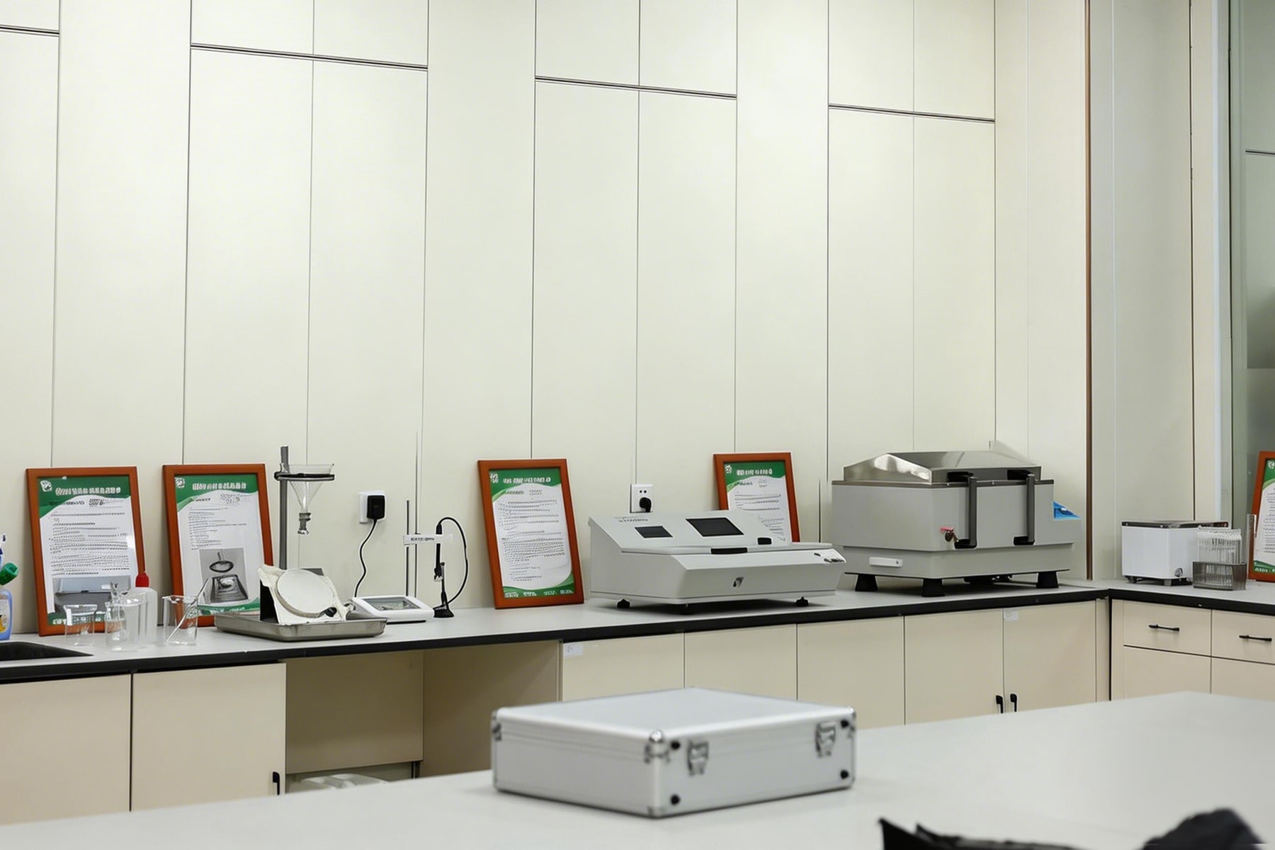 Testing benches in YALIDA's in-house laboratory